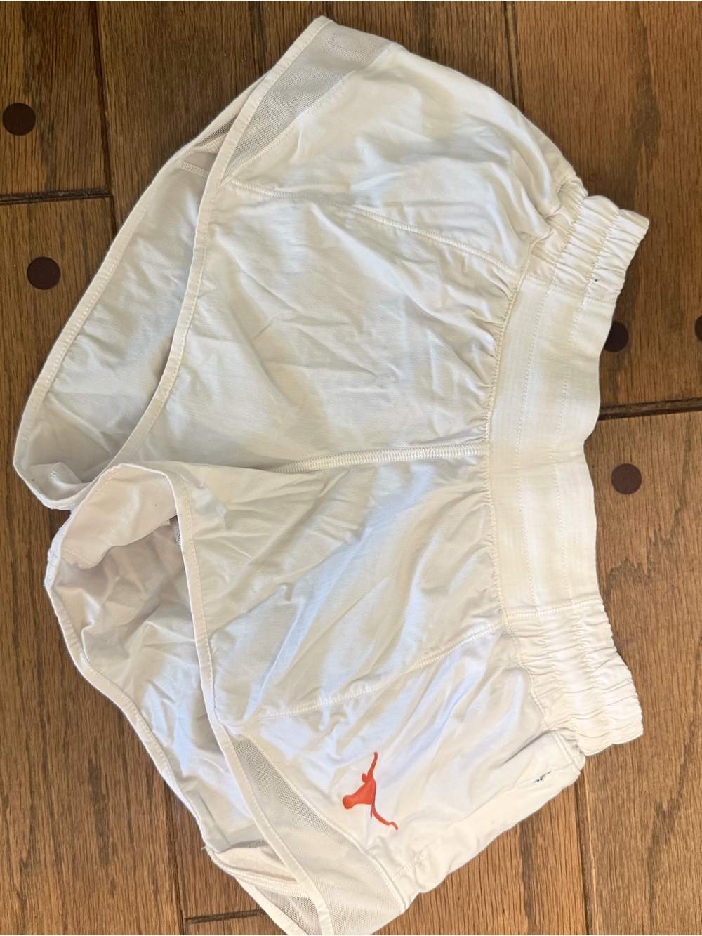 lululemon athletica White Hotty Hot Athletic Shorts with Texas Longhorns Logo